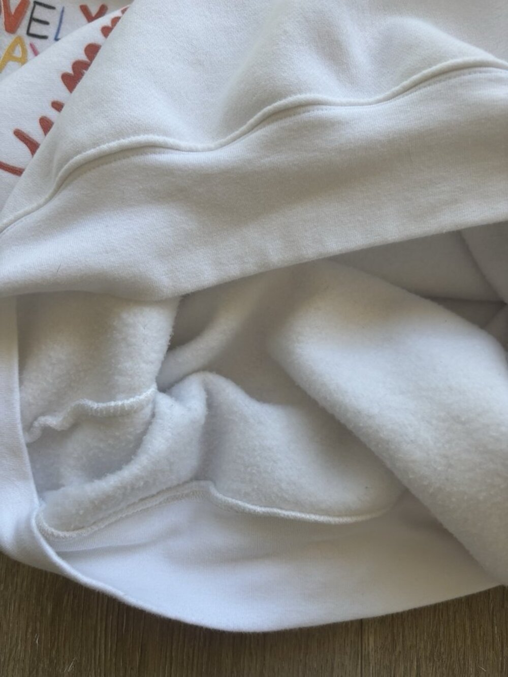 The Mayfair Group x I SCREAM COLOUR Somebody Loves You White Sweatshirt S/M Cruz - Picture 14 of 14